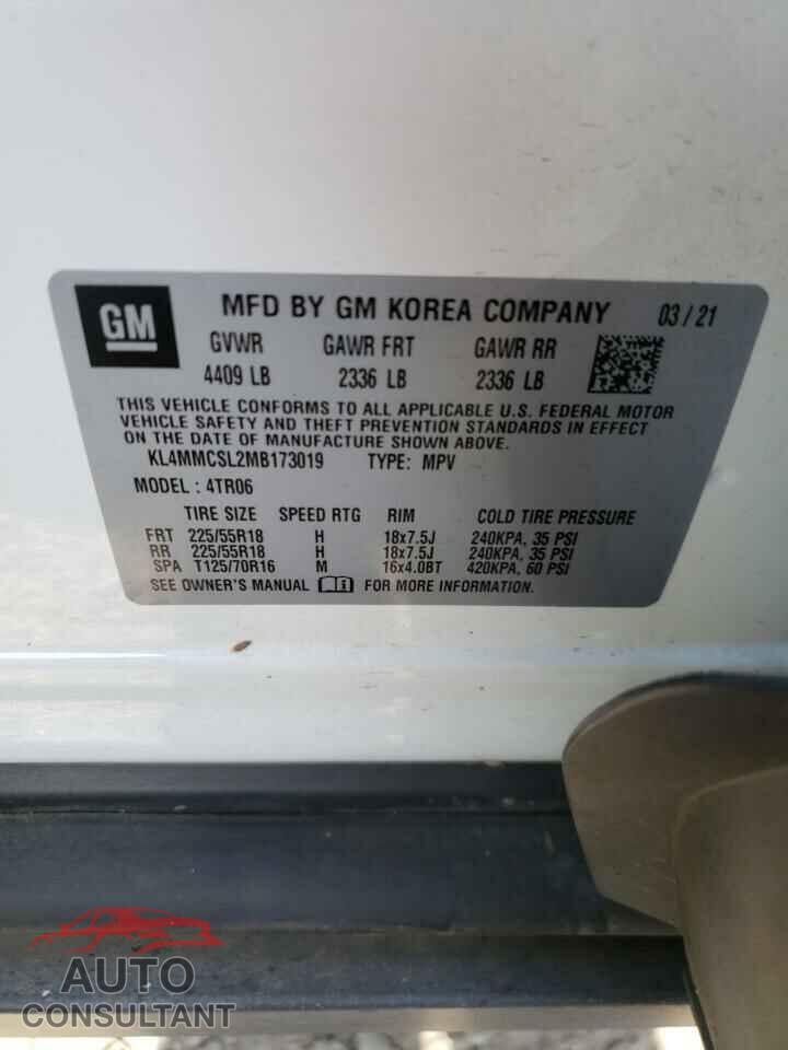 BUICK ENCORE 2021 - KL4MMCSL2MB173019