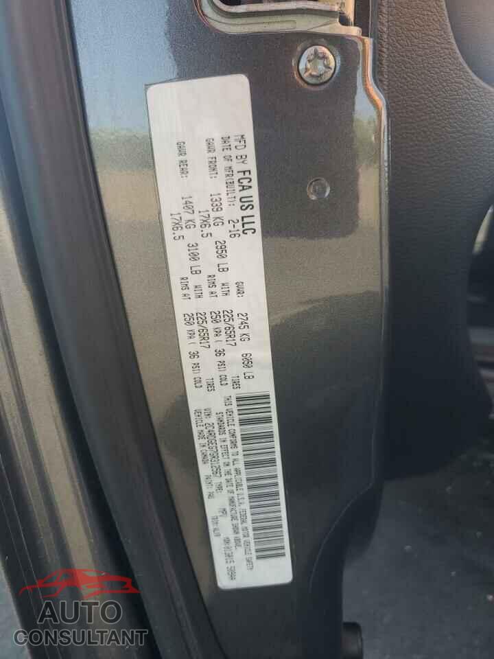 DODGE CARAVAN 2016 - 2C4RDGEG7GR312567