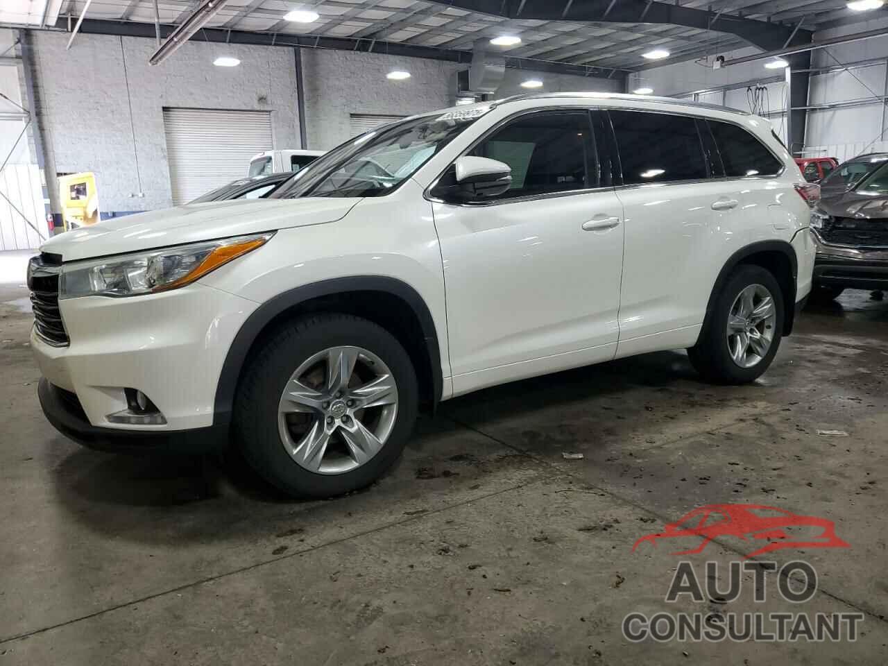 TOYOTA HIGHLANDER 2015 - 5TDDKRFH5FS144422