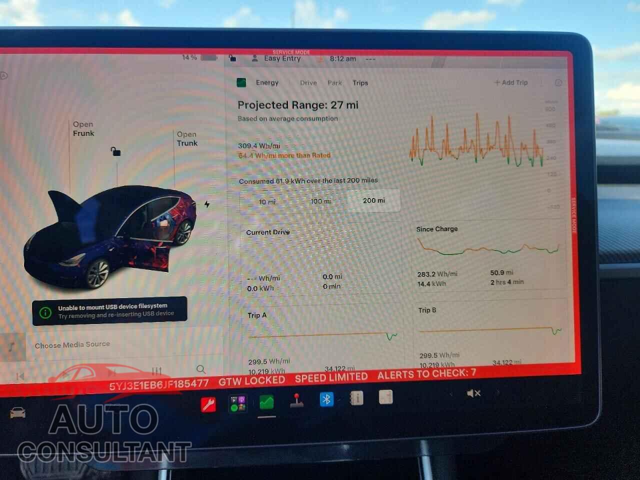 TESLA MODEL 3 2018 - 5YJ3E1EB6JF185477