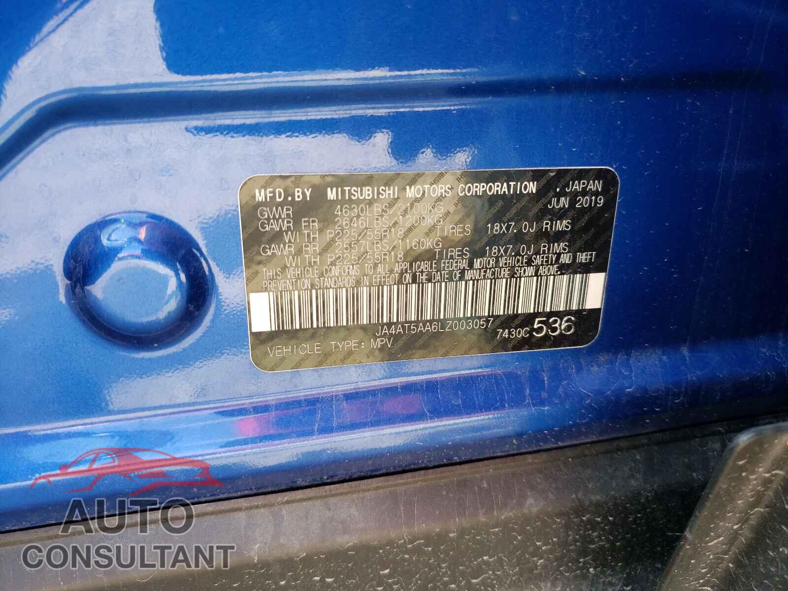 MITSUBISHI ECLIPSE 2020 - JA4AT5AA6LZ003057