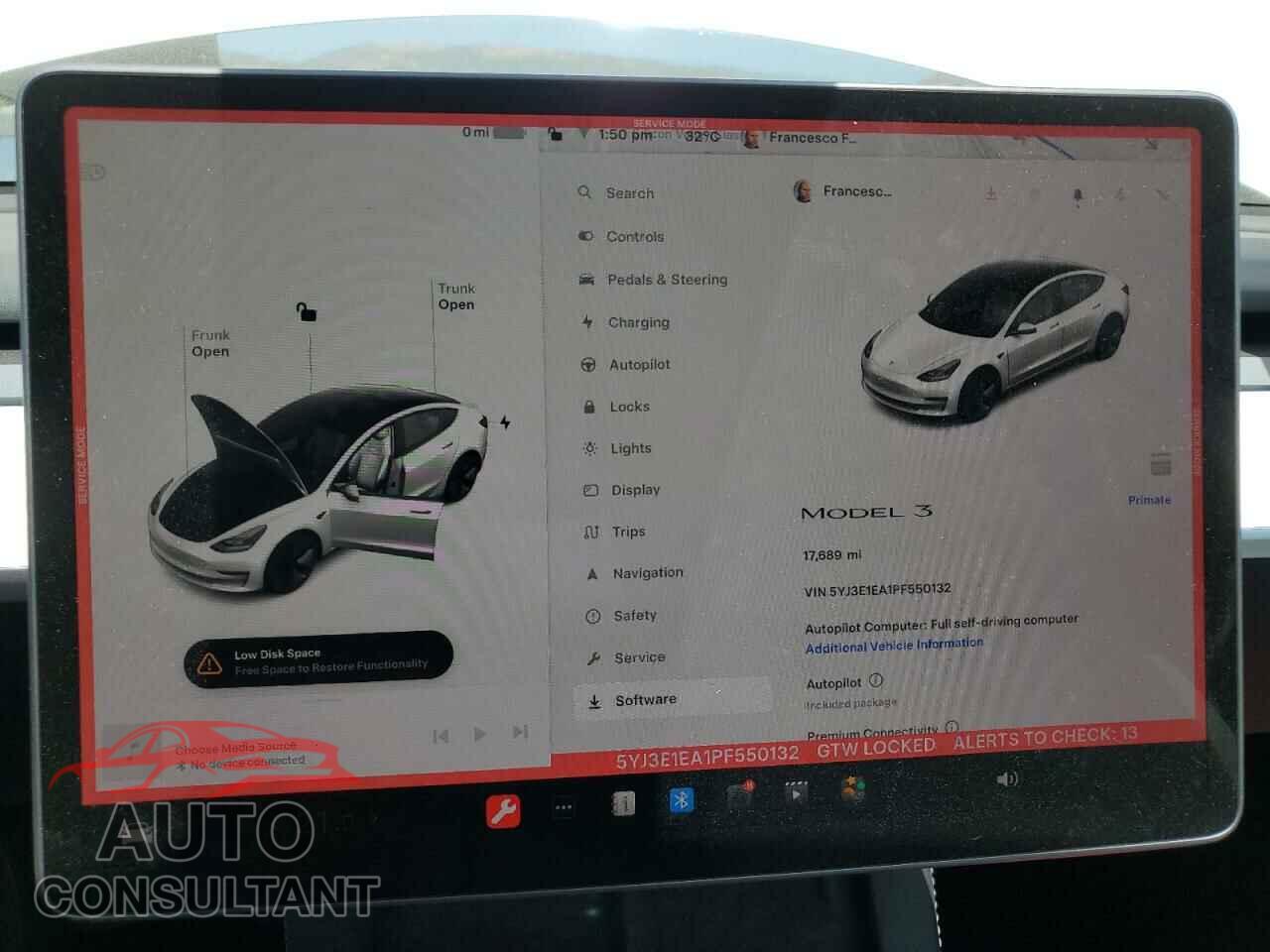 TESLA MODEL 3 2023 - 5YJ3E1EA1PF550132
