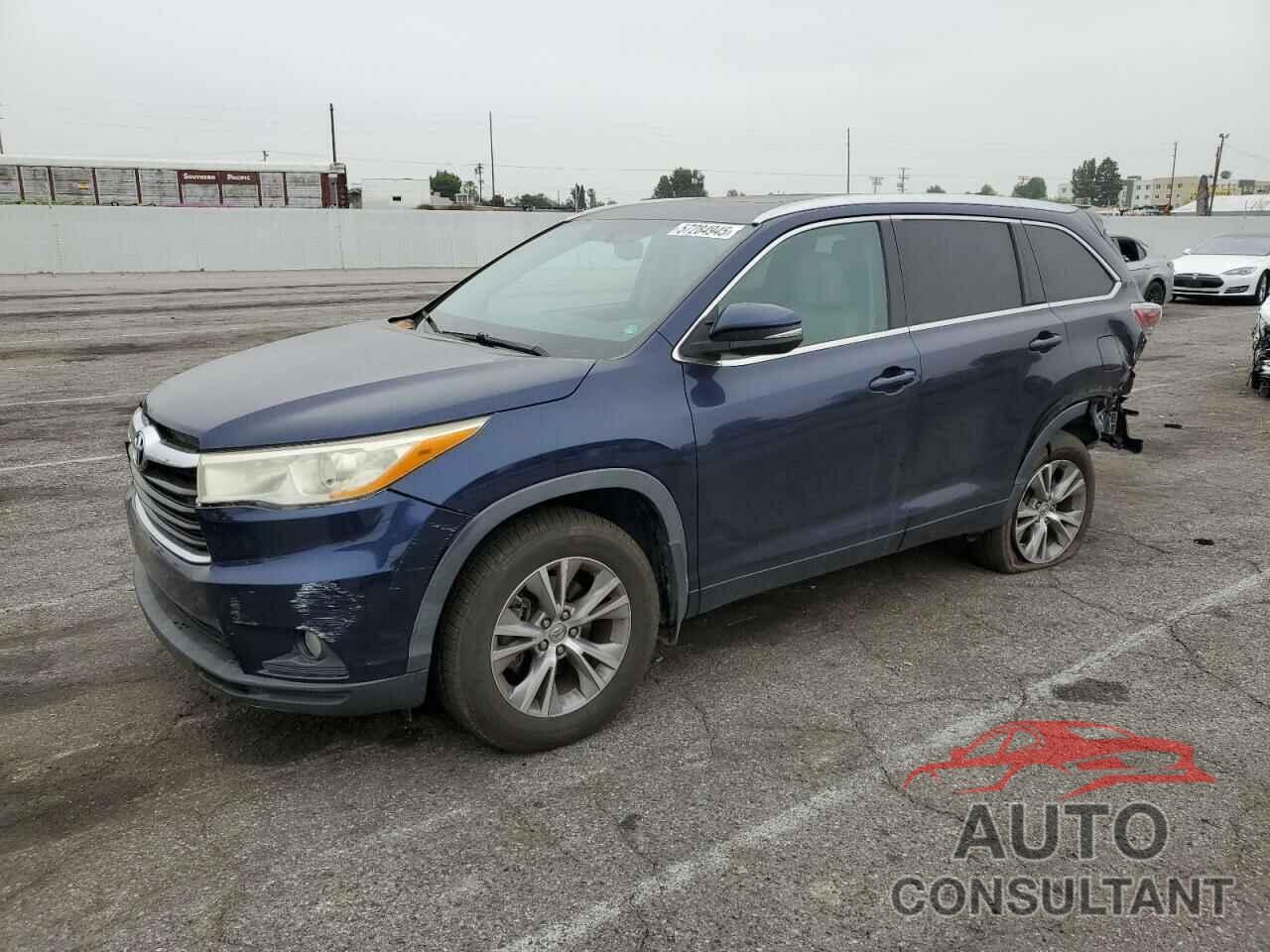 TOYOTA HIGHLANDER 2014 - 5TDJKRFH2ES032680