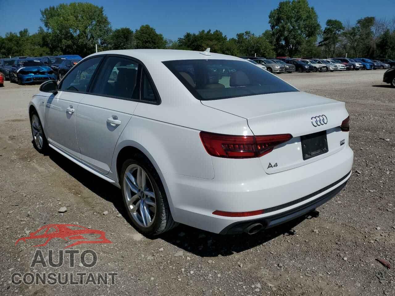 AUDI A4 2017 - WAUDNAF45HN056238