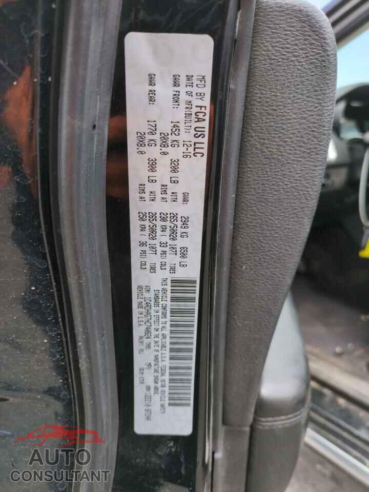 DODGE DURANGO 2017 - 1C4RDHAG7HC740824