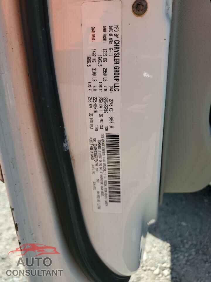DODGE CARAVAN 2011 - 2D4RN4DG8BR794782