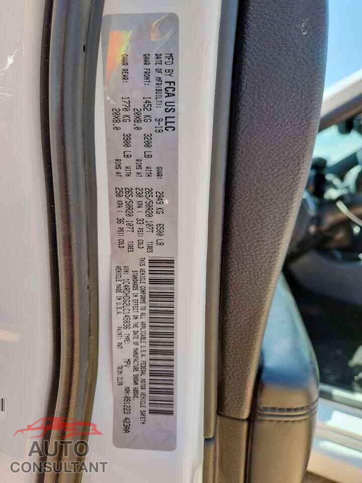 DODGE DURANGO 2020 - 1C4RDHDG2LC145836