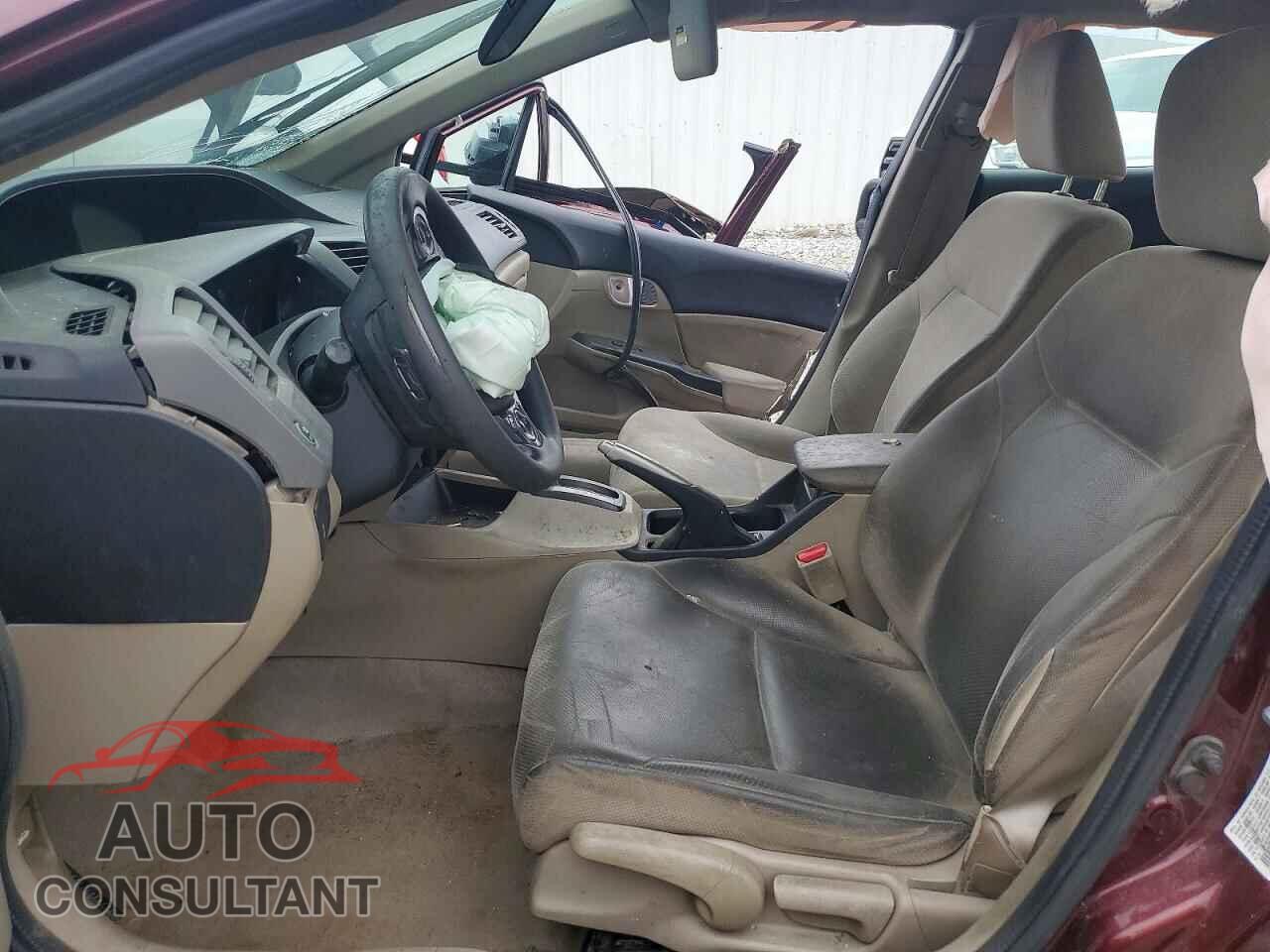 HONDA CIVIC 2012 - 19XFB2F59CE098475