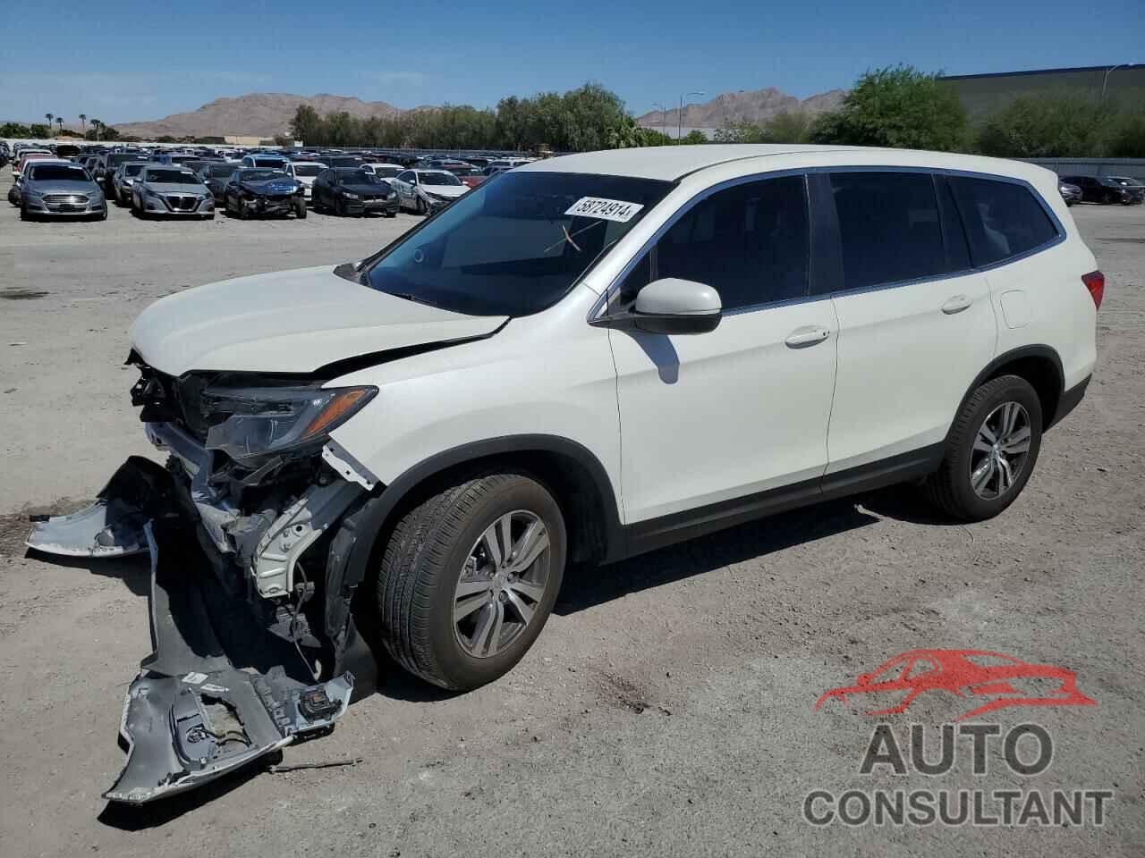 HONDA PILOT 2017 - 5FNYF6H39HB034311