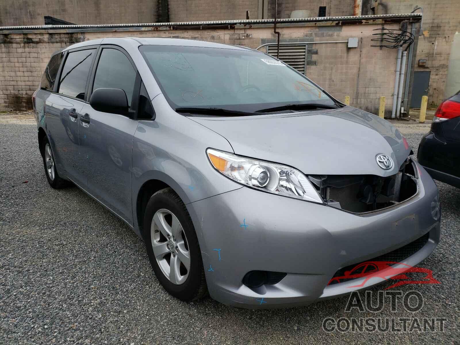 TOYOTA SIENNA 2017 - 5TDZZ3DC4HS843324