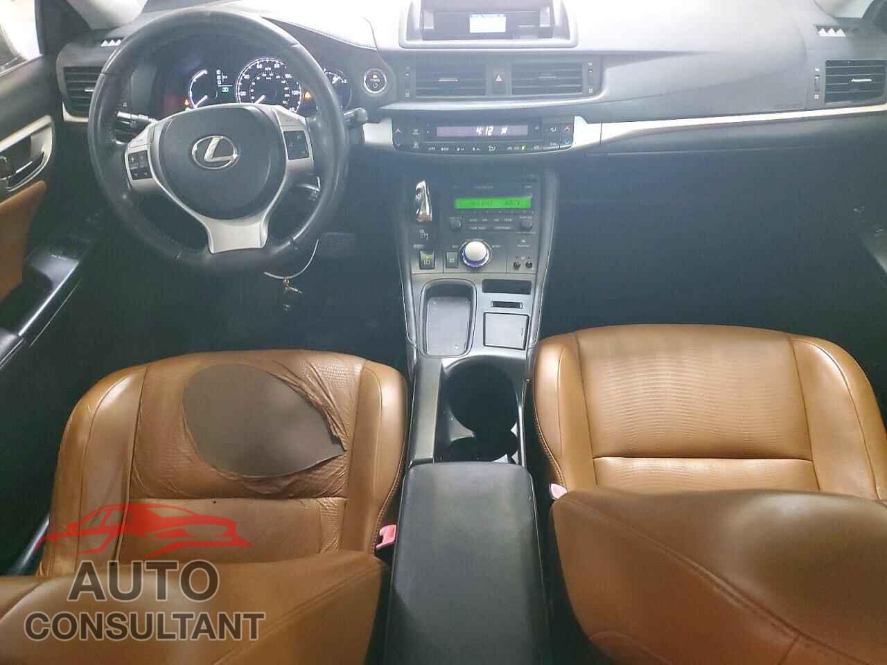 LEXUS CT 200 2012 - JTHKD5BH6C2095099