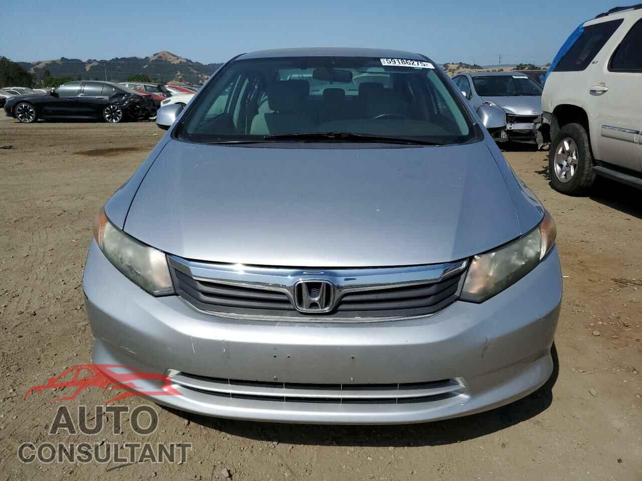 HONDA CIVIC 2012 - 19XFB2F50CE367852