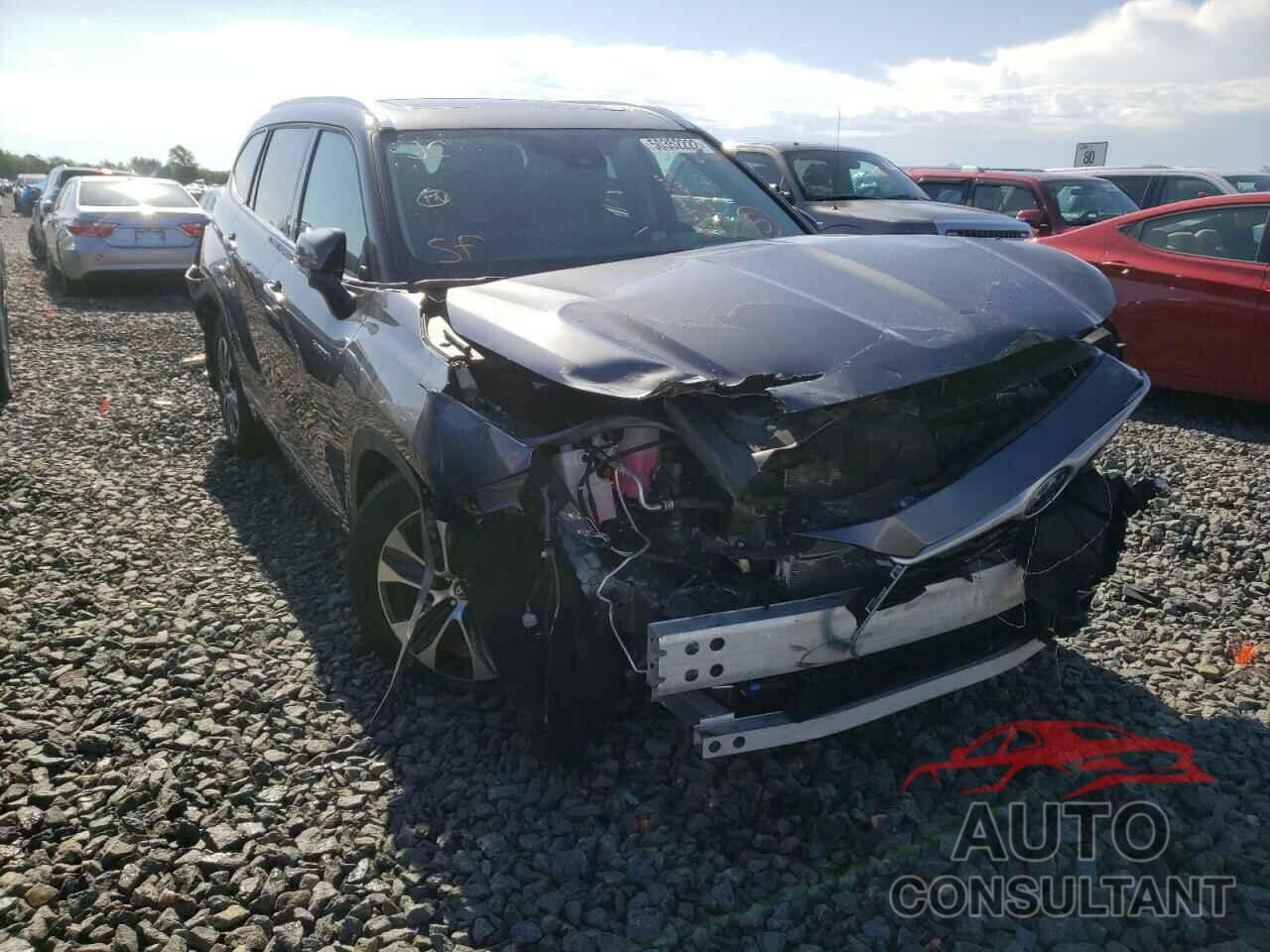 TOYOTA HIGHLANDER 2021 - 5TDHBRCH7MS535302