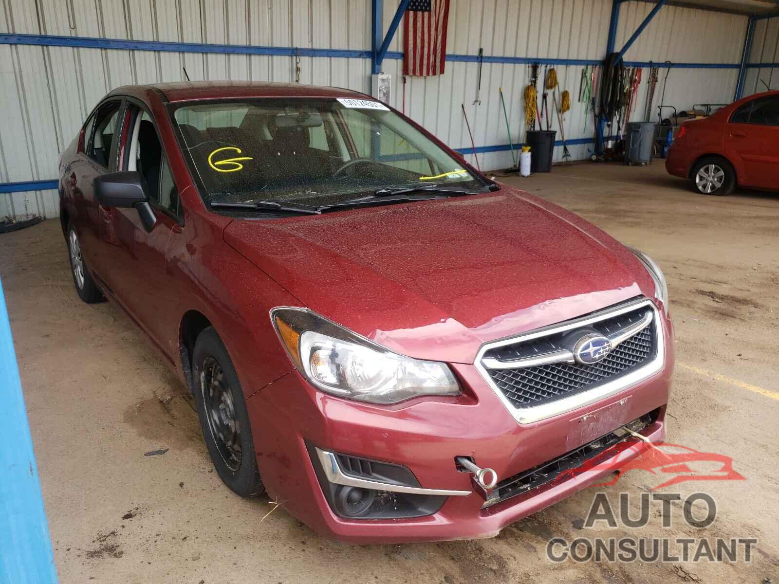 SUBARU IMPREZA 2016 - JF1GJAA61GH008663