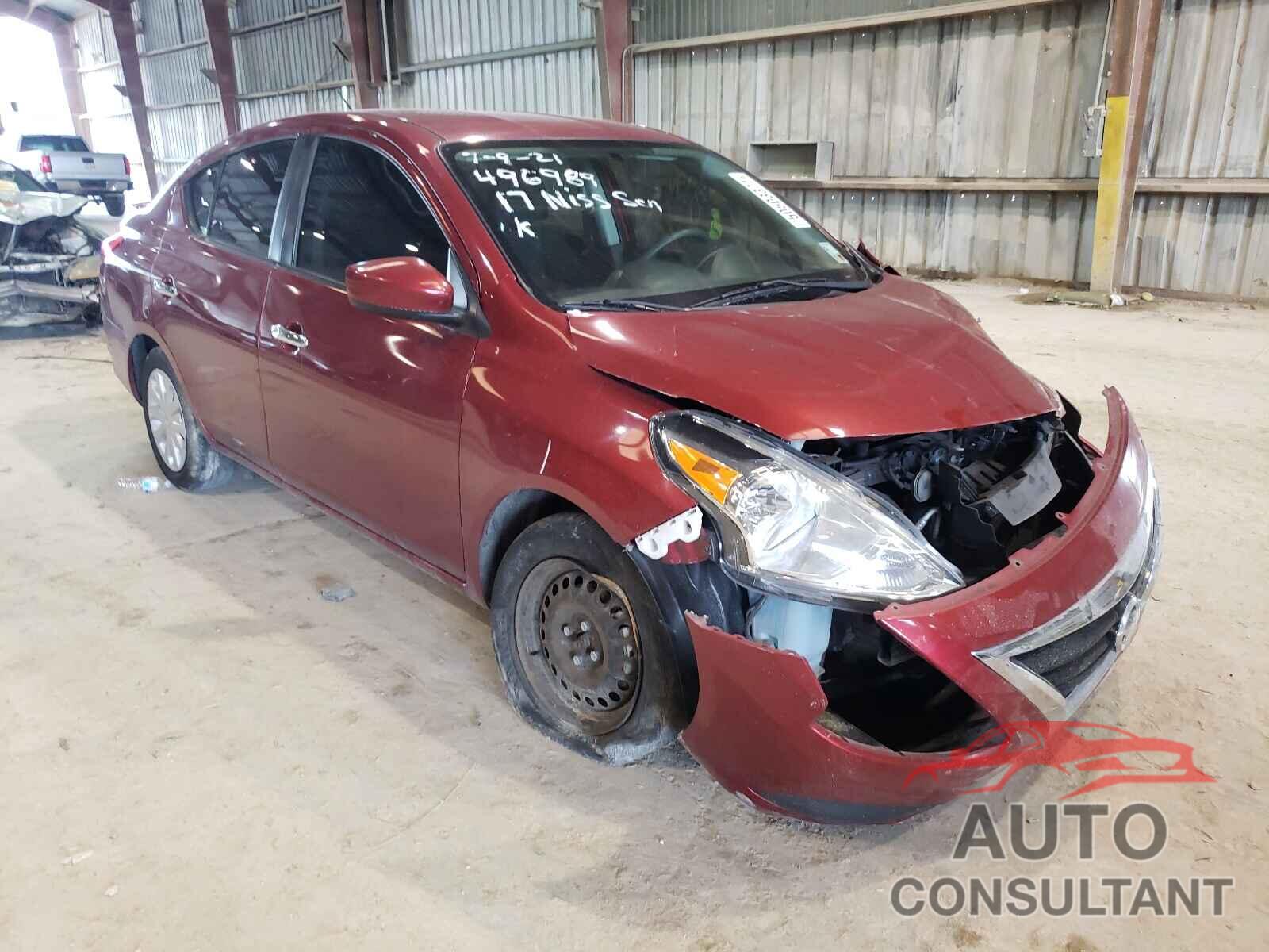 NISSAN VERSA 2017 - 3N1CN7APXHK406989