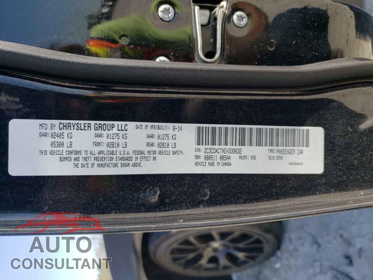 DODGE CHARGER 2014 - 2C3CDXCTXEH339632
