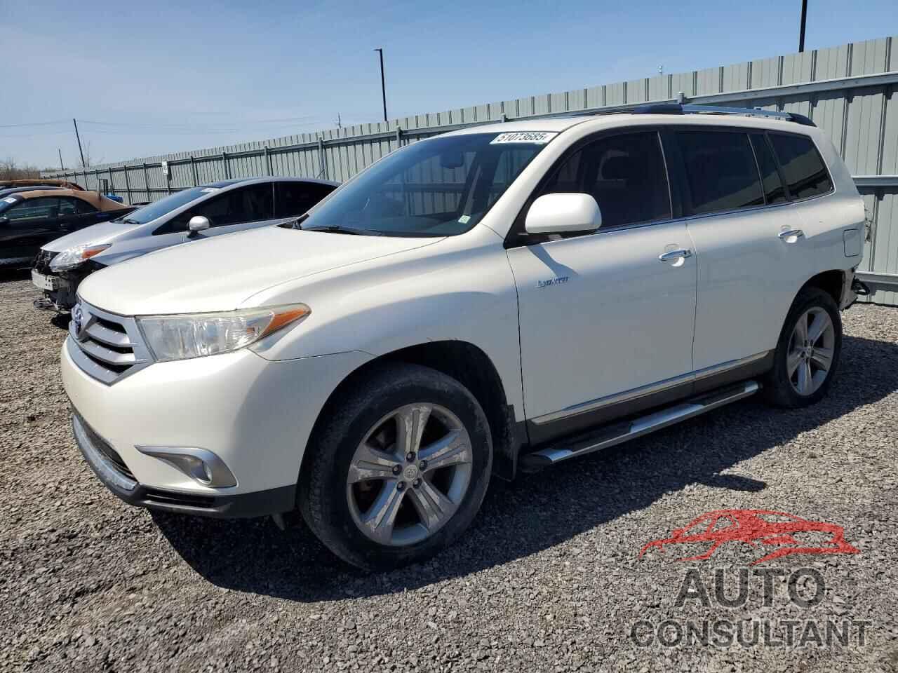 TOYOTA HIGHLANDER 2012 - 5TDDK3EH3CS109940
