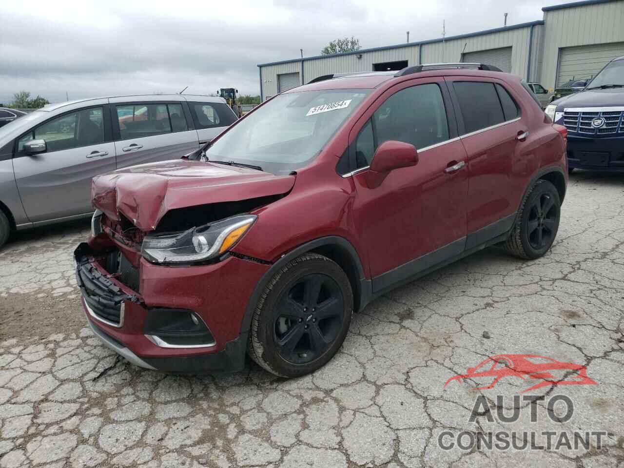 CHEVROLET TRAX 2018 - 3GNCJMSBXJL299007