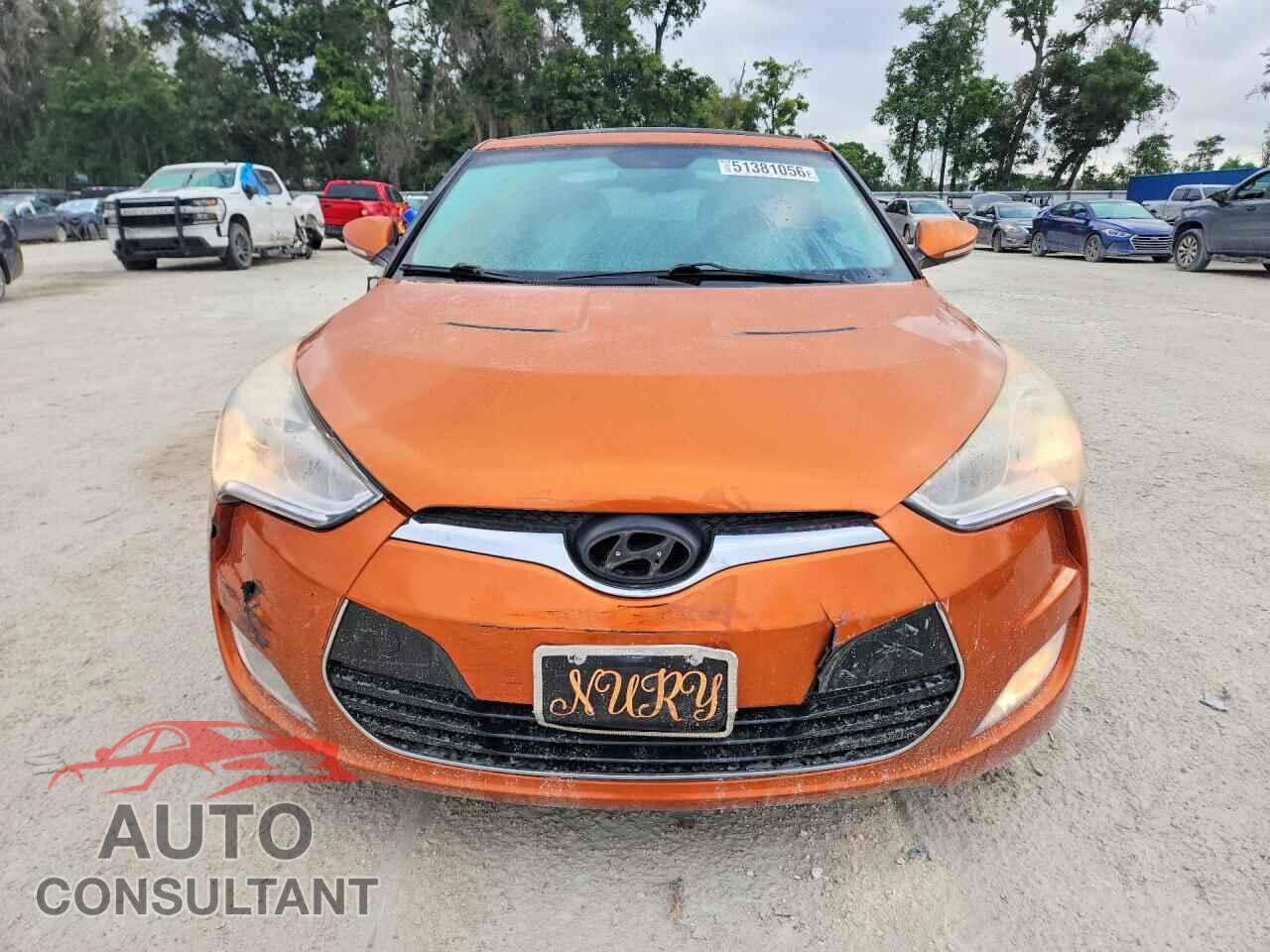 HYUNDAI VELOSTER 2012 - KMHTC6AD6CU030136