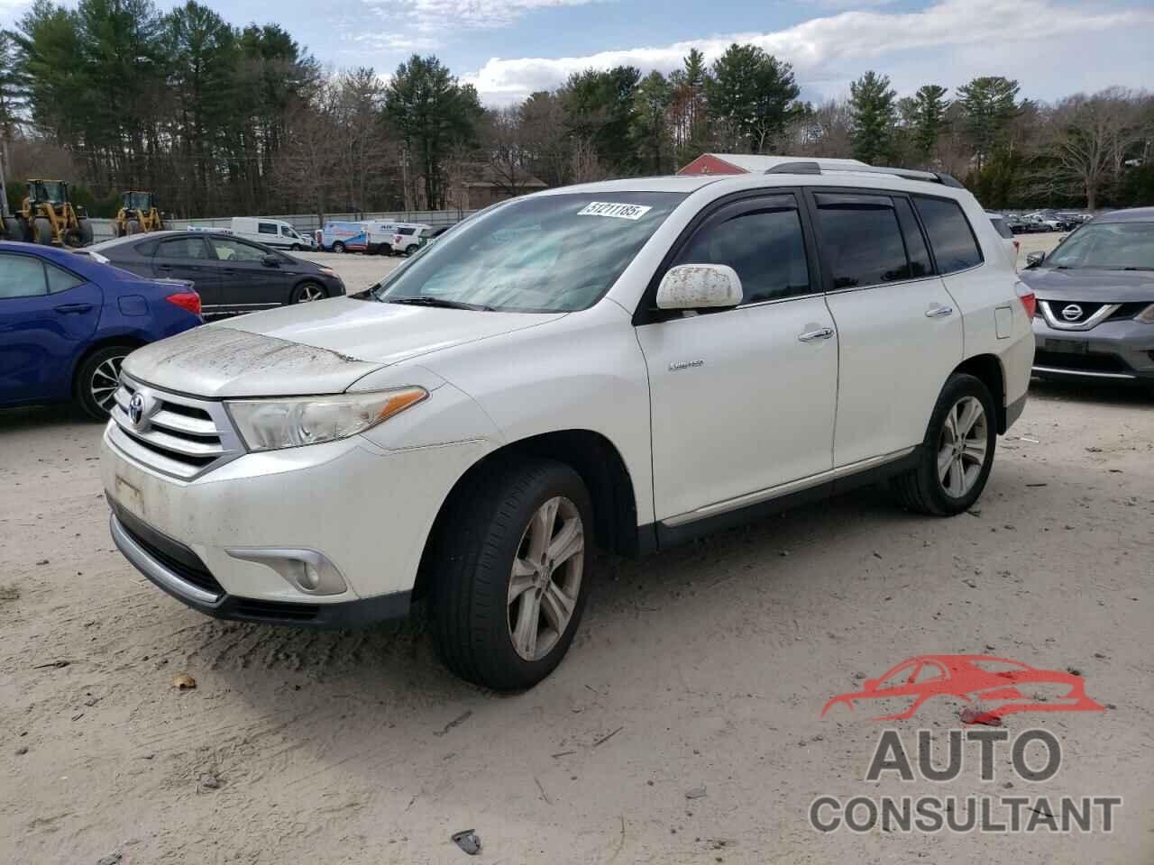 TOYOTA HIGHLANDER 2012 - 5TDDK3EH0CS115968
