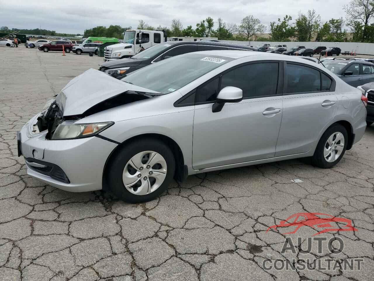 HONDA CIVIC 2013 - 2HGFB2F5XDH566334