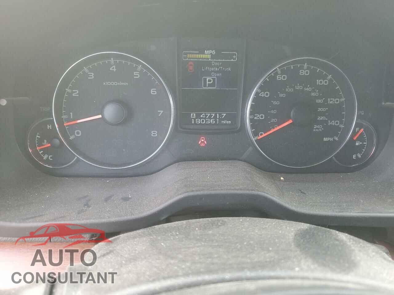 SUBARU OUTBACK 2013 - 4S4BRBPC2D3261561