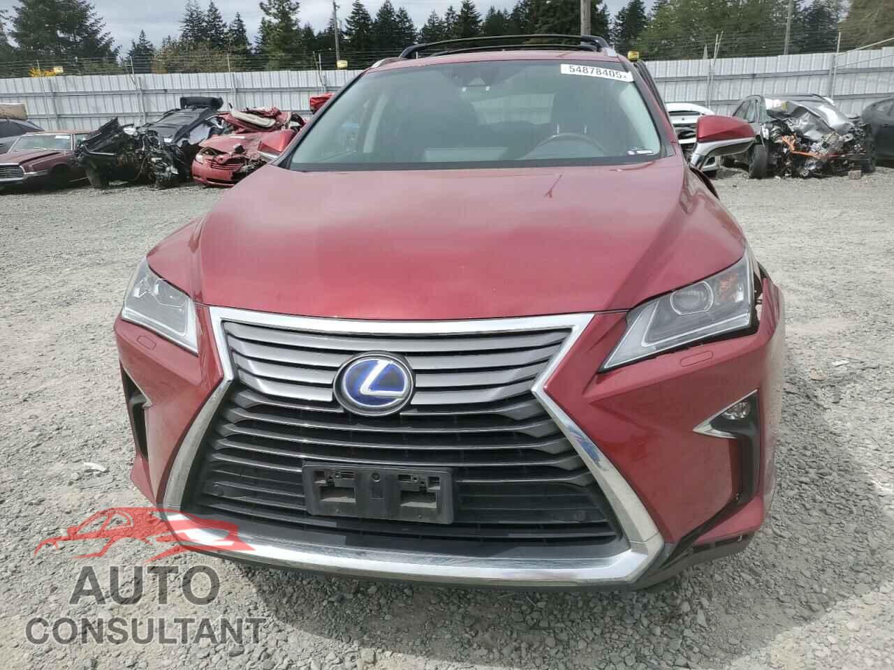 LEXUS RX450 2018 - JTJDGKCA0J2001892