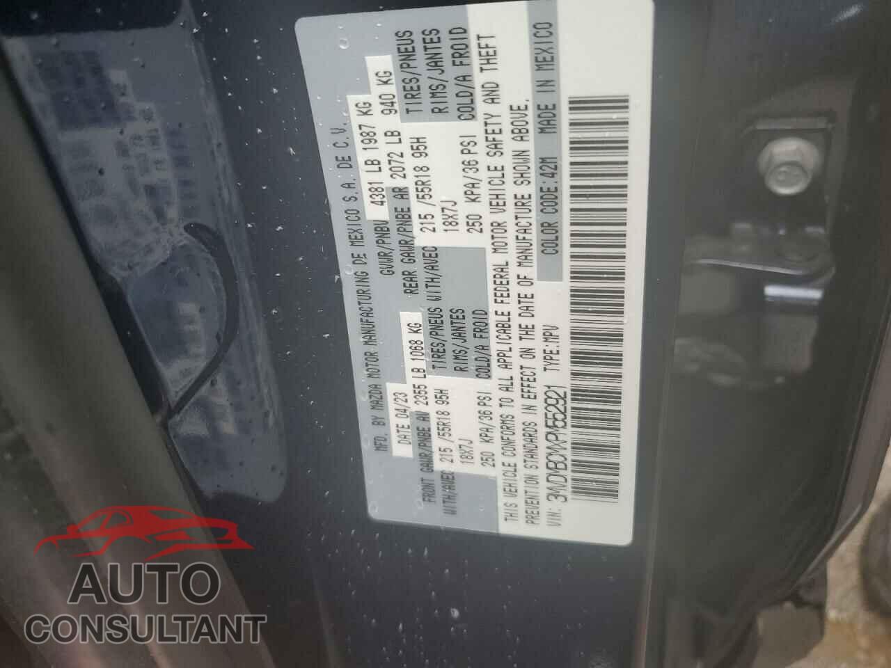 MAZDA CX30 2023 - 3MVDMBCMXPM552921