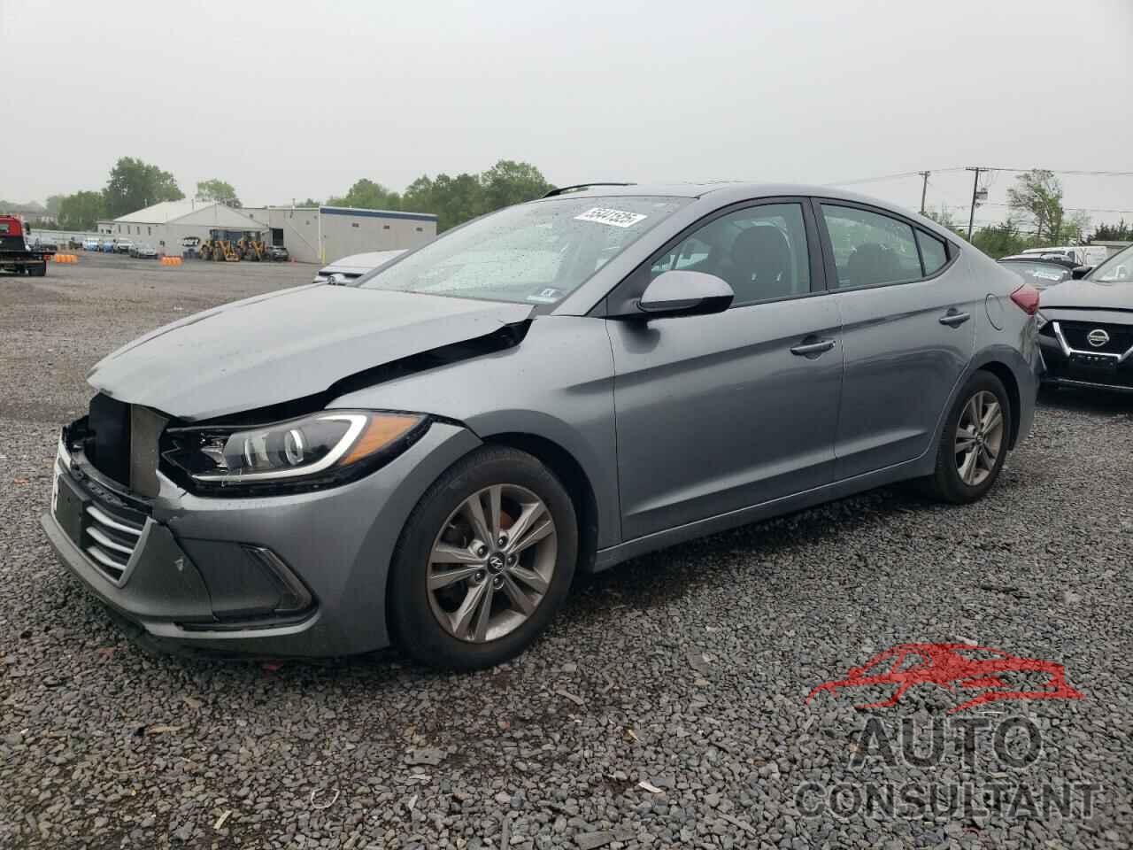 HYUNDAI ELANTRA 2018 - KMHD84LF6JU446466