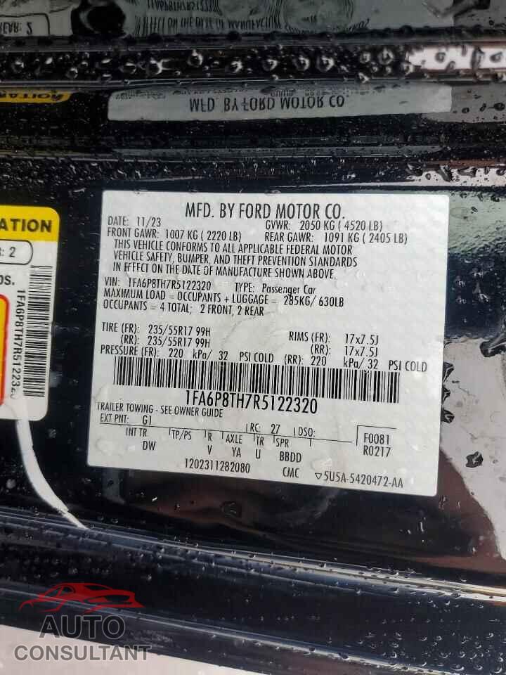 FORD UNKNOWN 2024 - 1FA6P8TH7R5122320