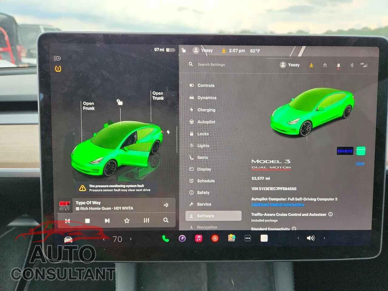 TESLA MODEL 3 2023 - 5YJ3E1EC7PF564585
