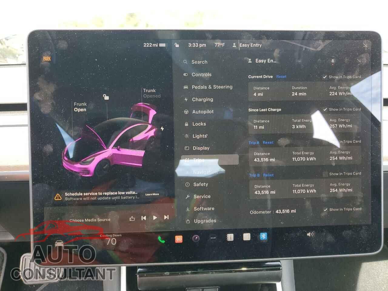 TESLA MODEL 3 2020 - 5YJ3E1EB4LF616322