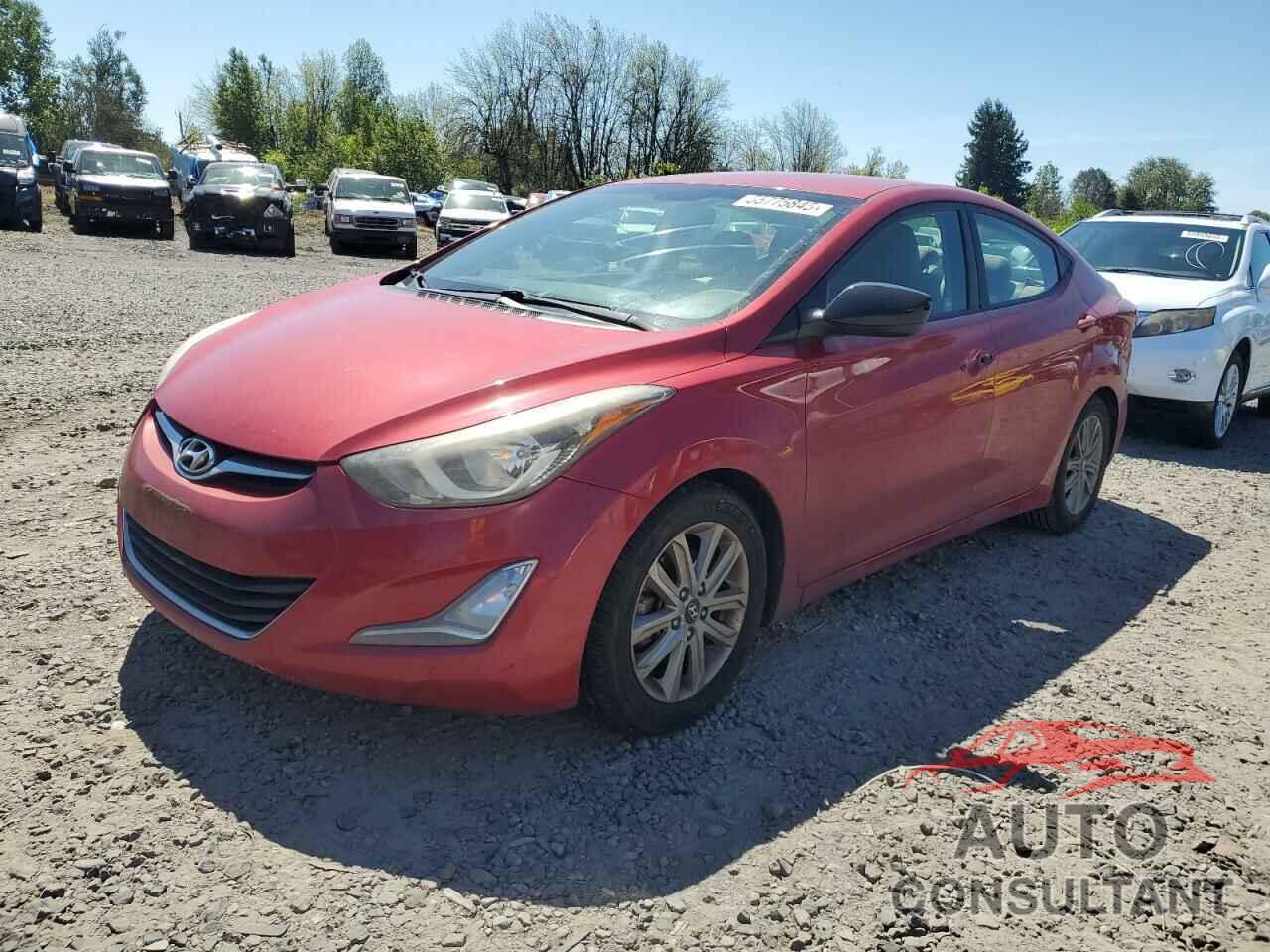 HYUNDAI ELANTRA 2014 - KMHDH4AEXEU095786