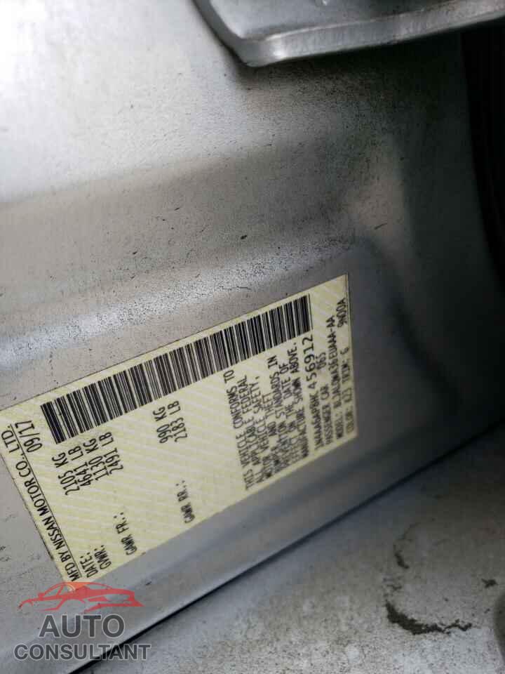 NISSAN MAXIMA 2017 - 1N4AA6AP8HC456912