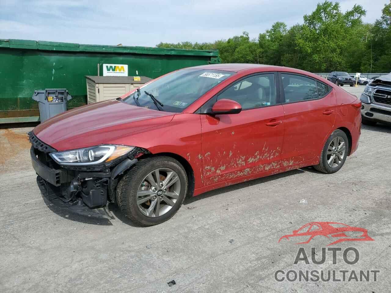 HYUNDAI ELANTRA 2018 - 5NPD84LF7JH373008