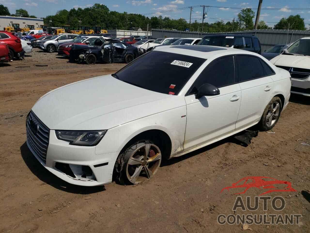 AUDI A4 2019 - WAUDNAF43KA021910