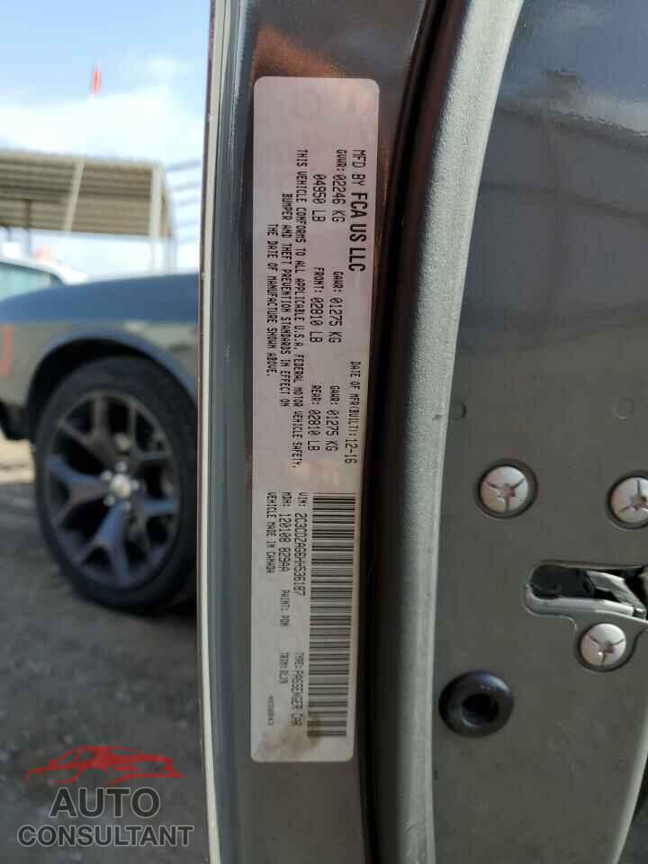 DODGE CHALLENGER 2017 - 2C3CDZAG6HH536187