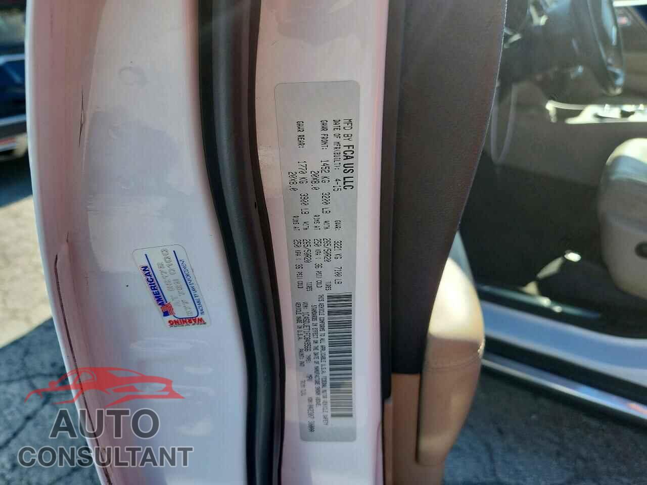 DODGE DURANGO 2015 - 1C4SDJET1FC849566