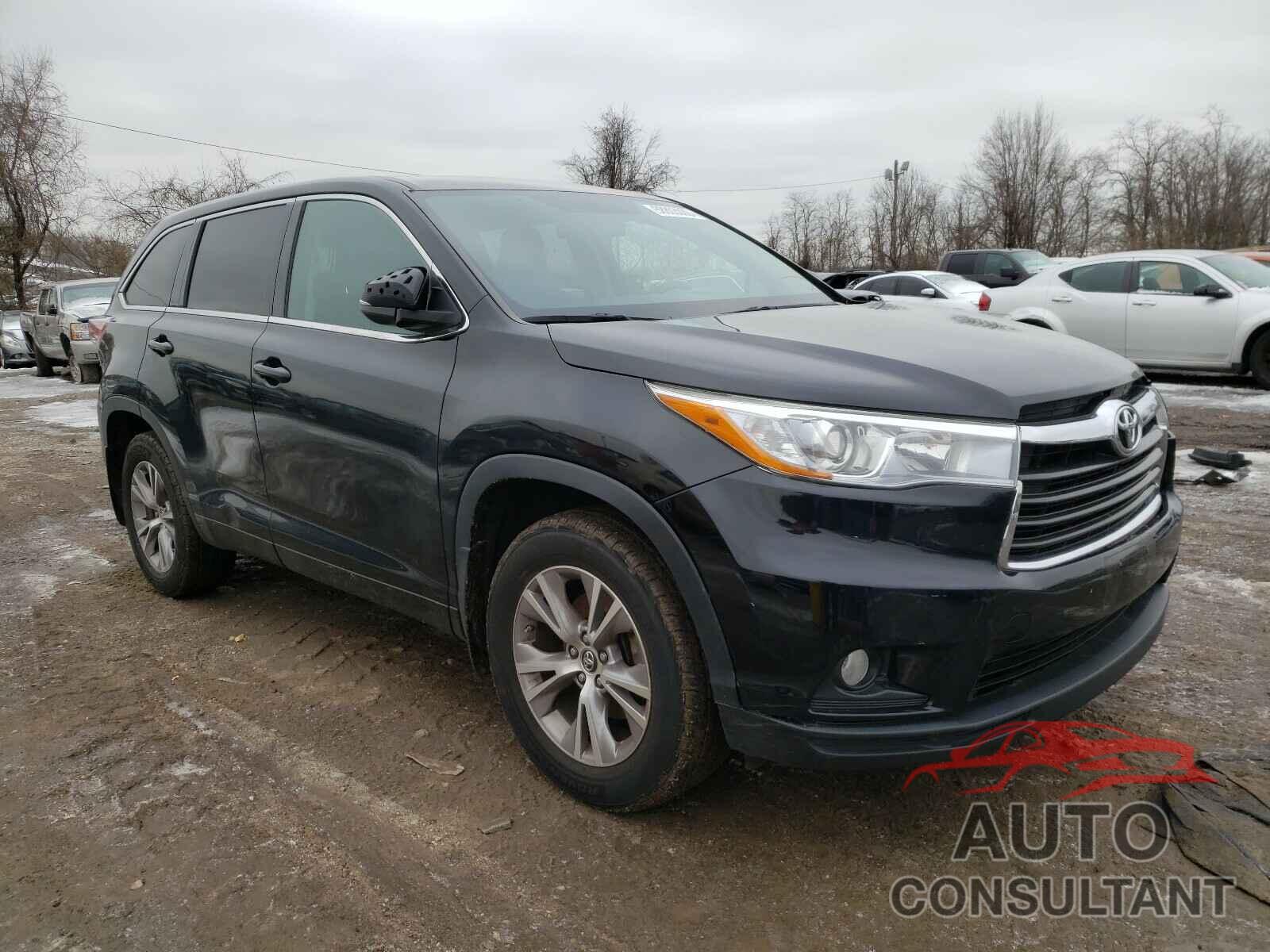 TOYOTA HIGHLANDER 2016 - 5TDBKRFH3GS309344