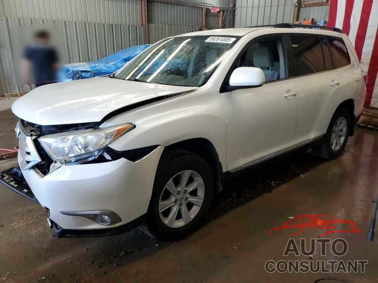TOYOTA HIGHLANDER 2012 - 5TDBK3EH8CS100044