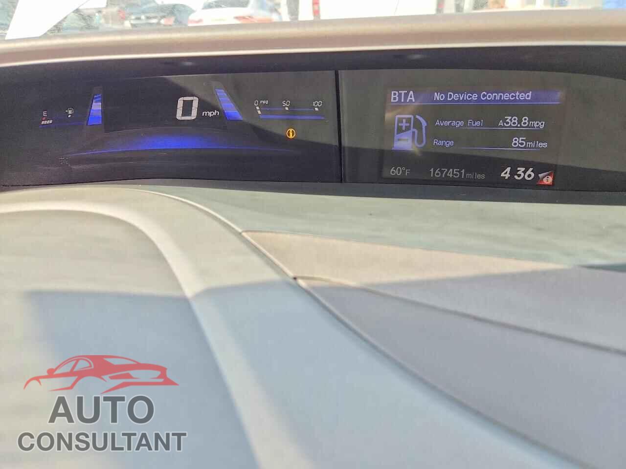 HONDA CIVIC 2012 - JHMFB4F29CS010263