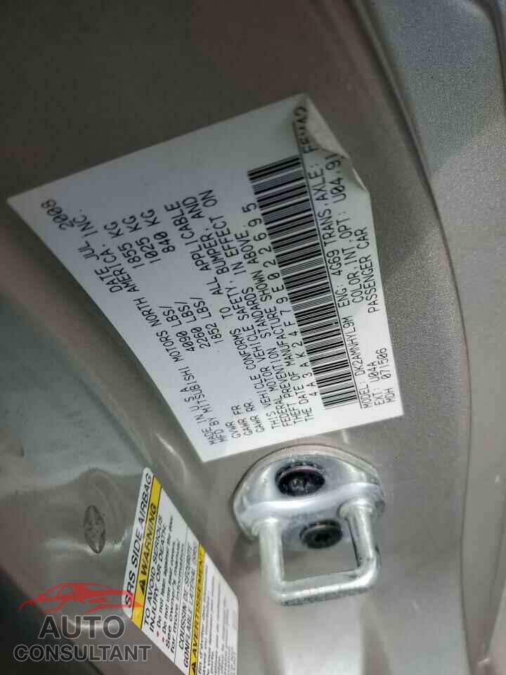 MITSUBISHI ECLIPSE 2009 - 4A3AK24F79E022695