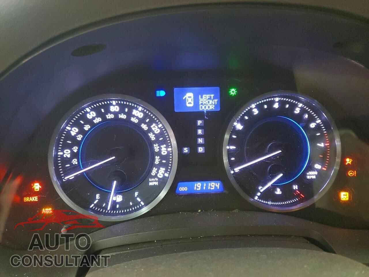 LEXUS IS 2013 - JTHBF5C27D5187889