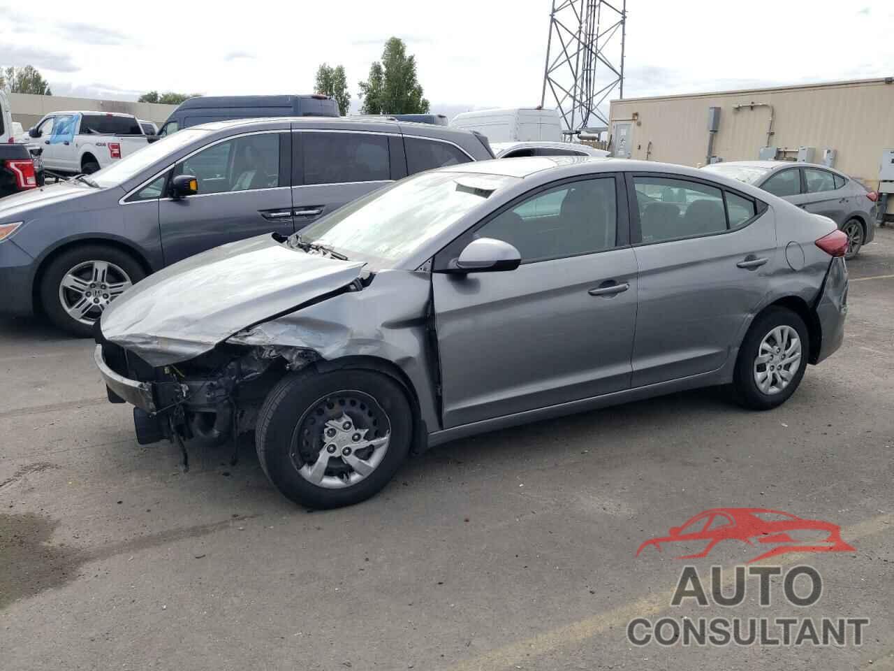 HYUNDAI ELANTRA 2018 - KMHD74LF3JU447304