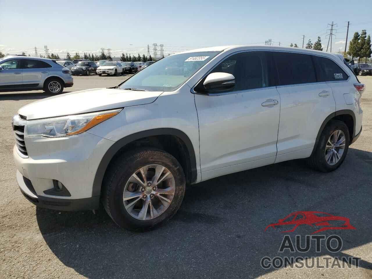 TOYOTA HIGHLANDER 2015 - 5TDZKRFH8FS106320