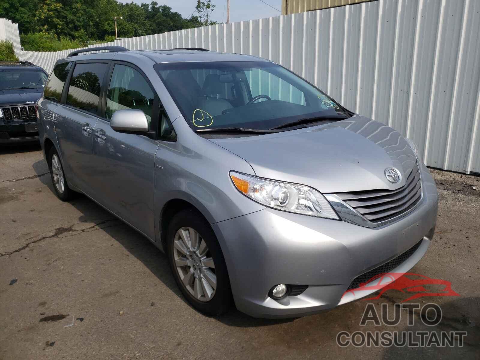 TOYOTA SIENNA 2017 - 5TDDZ3DC9HS188345