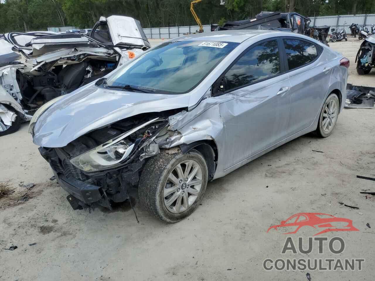 HYUNDAI ELANTRA 2016 - KMHDH4AE7GU589882
