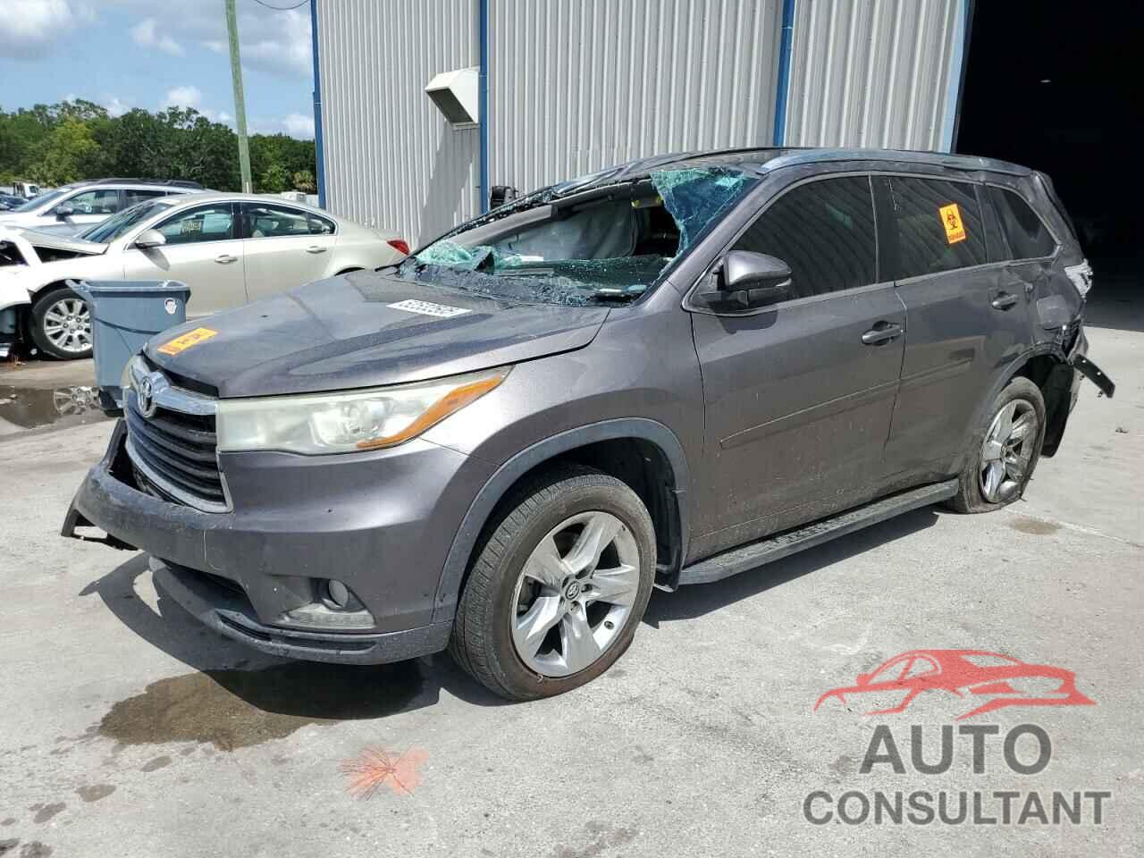 TOYOTA HIGHLANDER 2016 - 5TDDKRFH1GS298739