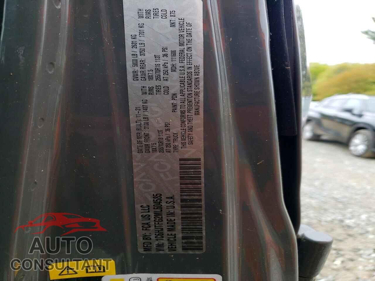 JEEP GLADIATOR 2021 - 1C6HJTFG2ML604585