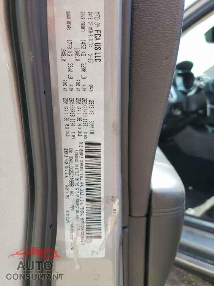 DODGE DURANGO 2016 - 1C4RDJDG2GC440688